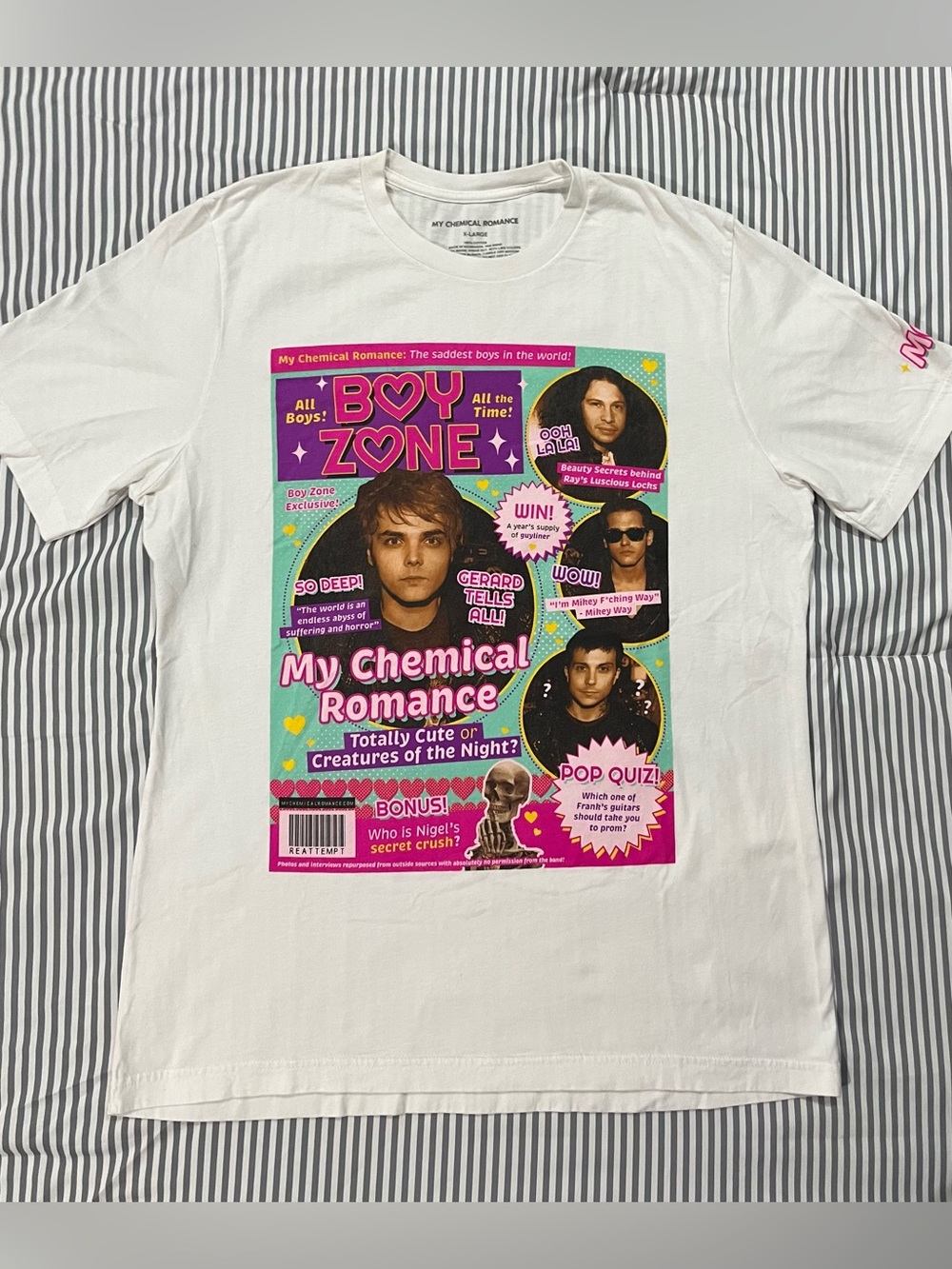 My Chemical Romance Boy Zone Magazine Style Graphic Tee